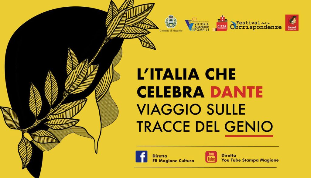 Il logo de 'L’Italia che celebra Dante'